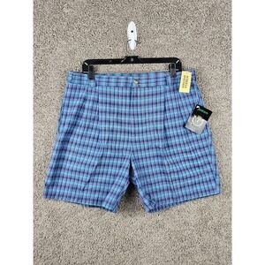 VTG Jantzen Golf‎ Purple Blue Azure Check Shorts NWT Mens Size 36 Scheels Sports